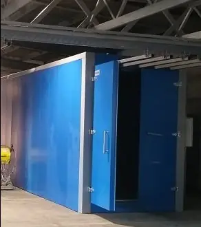 Piec lakierniczy nr 1 o długości 12 m
